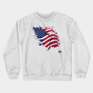 Patriotic shirt Made In USA Crewneck Sweatshirt